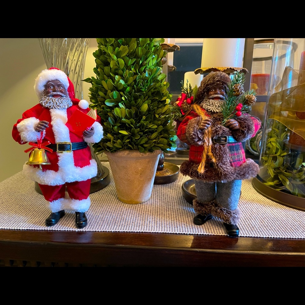 Pair Black Santa’s